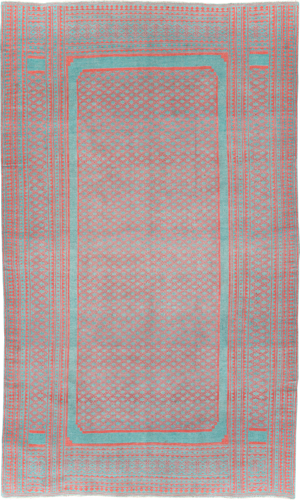 Vintage Persian Flatweave Kilim Accent Carpet, No.29163 - Staging