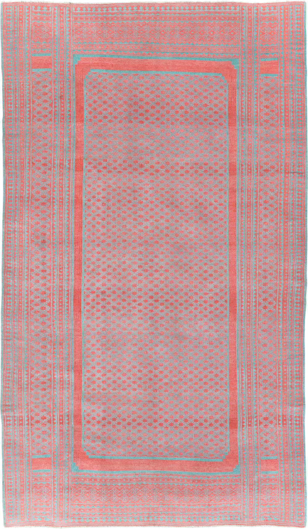 Vintage Persian Flatweave Kilim Accent Carpet, No.29163 - Staging