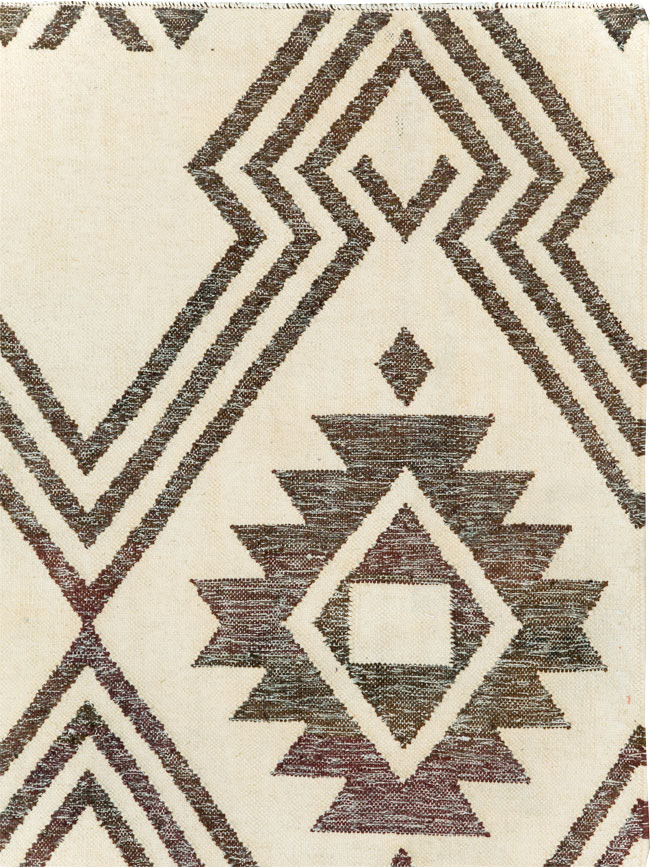 Contemporary Handmade Turkish Flatweave Kilim, No.29164 - Staging