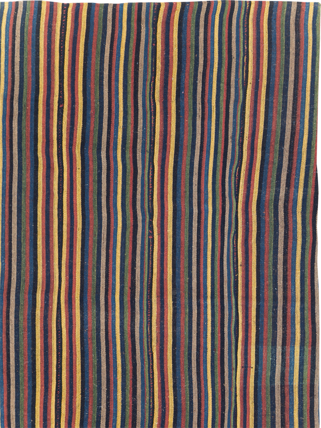 Vintage Persian Flatweave, No.29165 - Staging