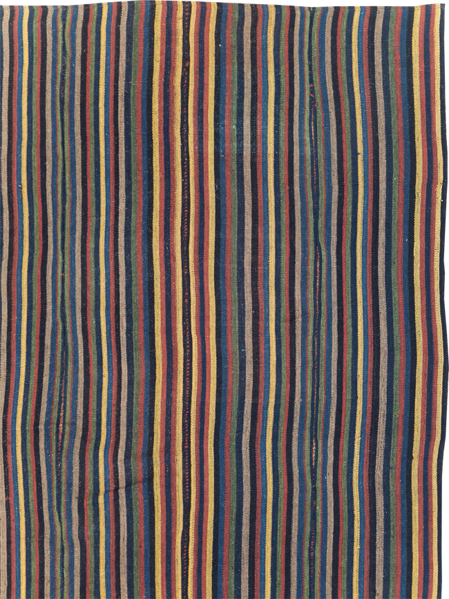 Vintage Persian Flatweave, No.29165 - Staging