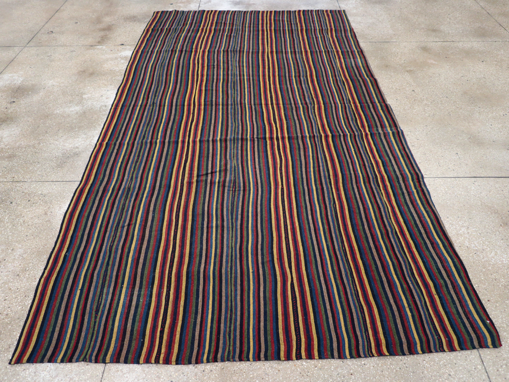 Vintage Persian Flatweave, No.29165 - Staging