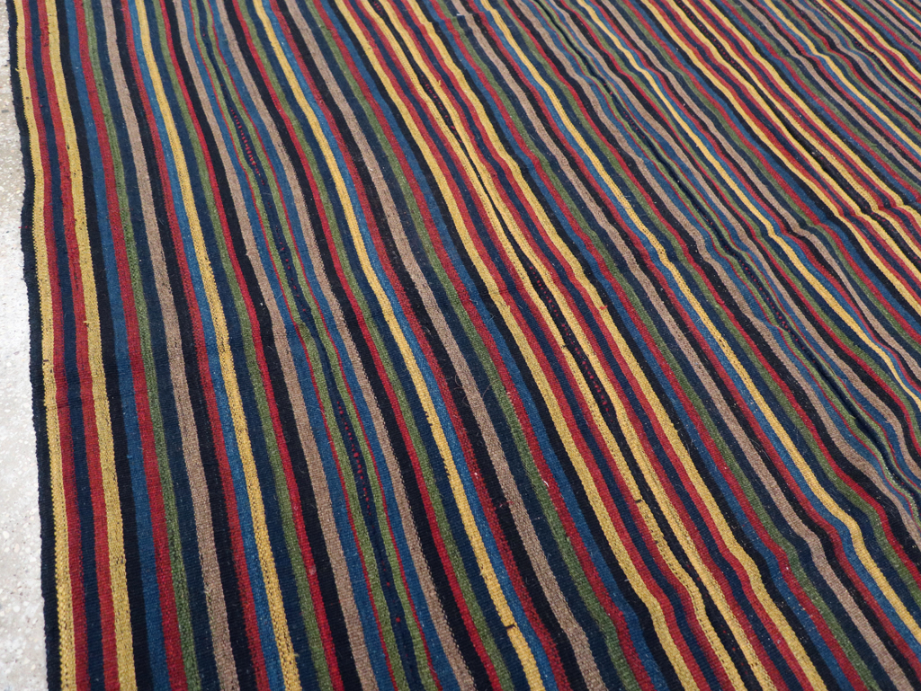 Vintage Persian Flatweave, No.29165 - Staging