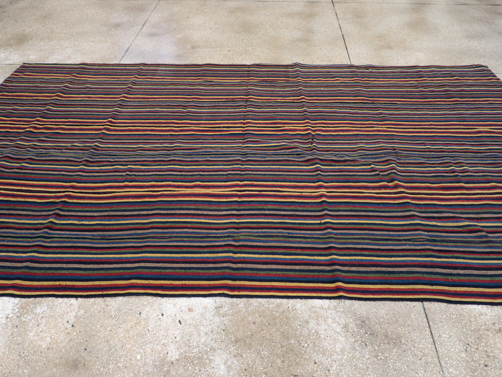 Vintage Persian Flatweave, No.29165 - Staging