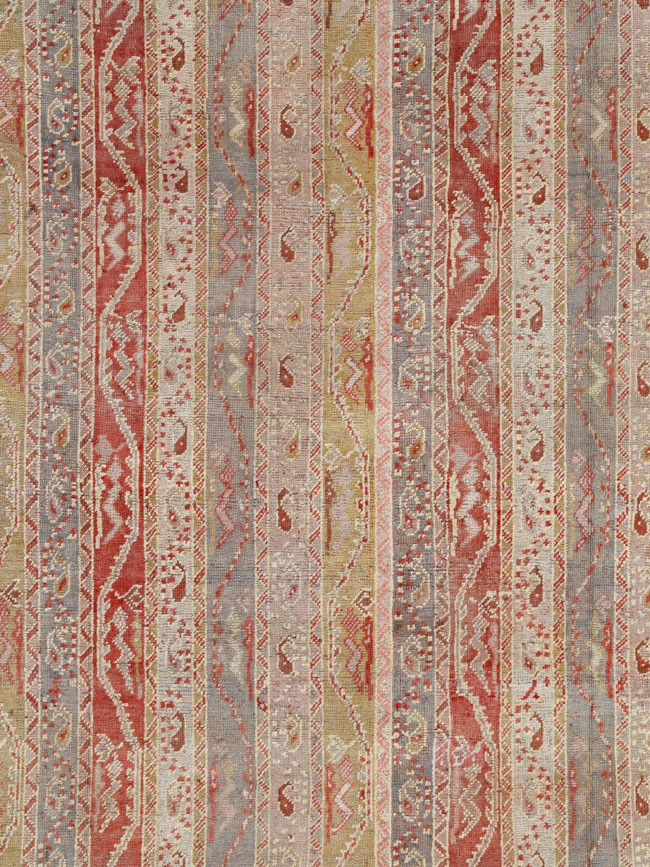 Antique Turkish Oushak Oversize Carpet, No.29198 - Staging