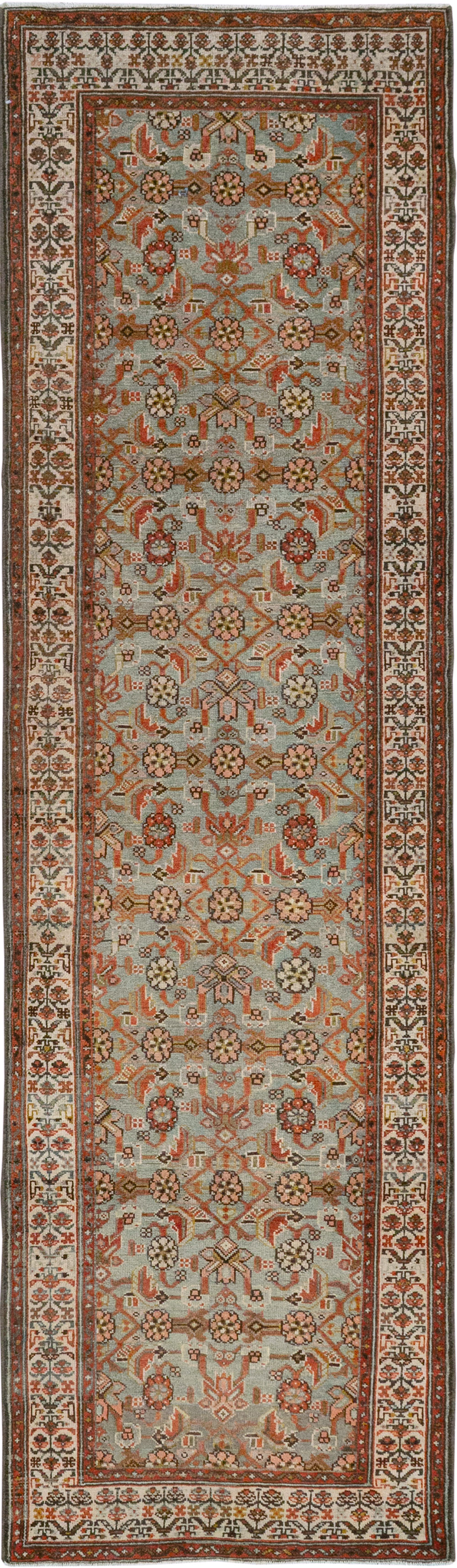Antique Persian Malayer Runner, No.29201 - Staging