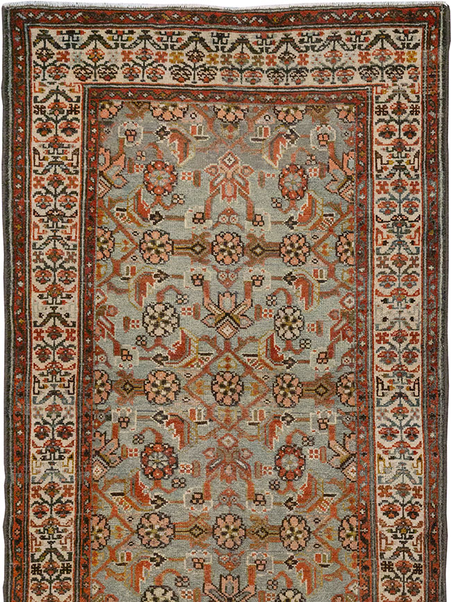 Antique Persian Malayer Runner, No.29201 - Staging