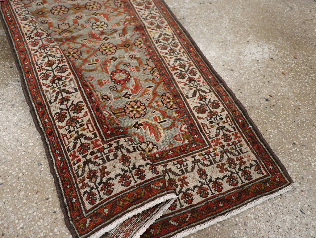 Antique Persian Malayer Runner, No.29201 - Staging