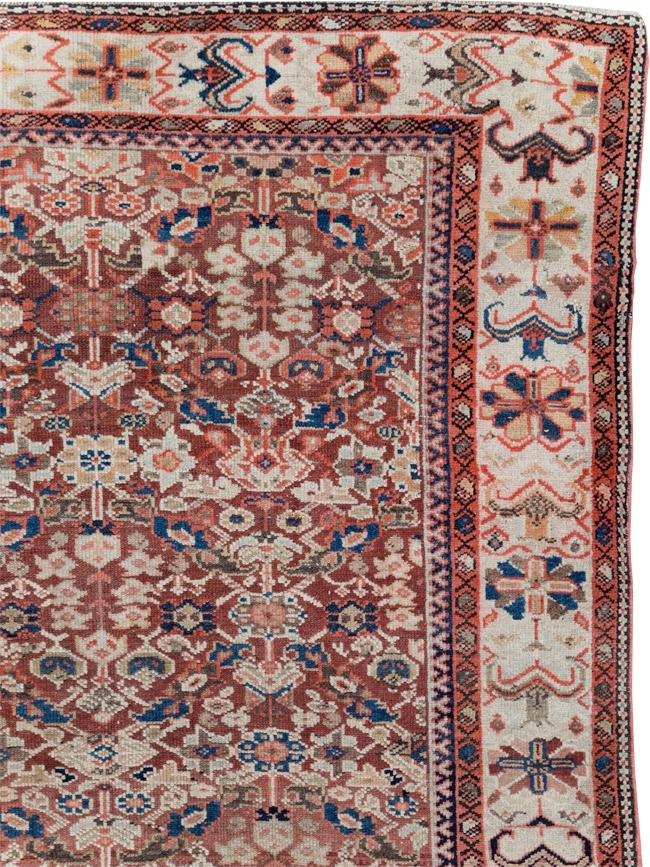 Antique Persian Malayer Gallery Carpet, No.29203 - Staging