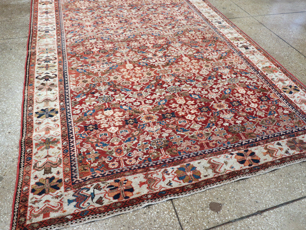 Antique Persian Malayer Gallery Carpet, No.29203 - Staging