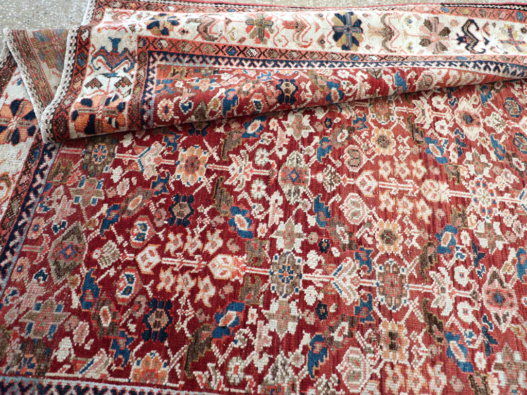 Antique Persian Malayer Gallery Carpet, No.29203 - Staging