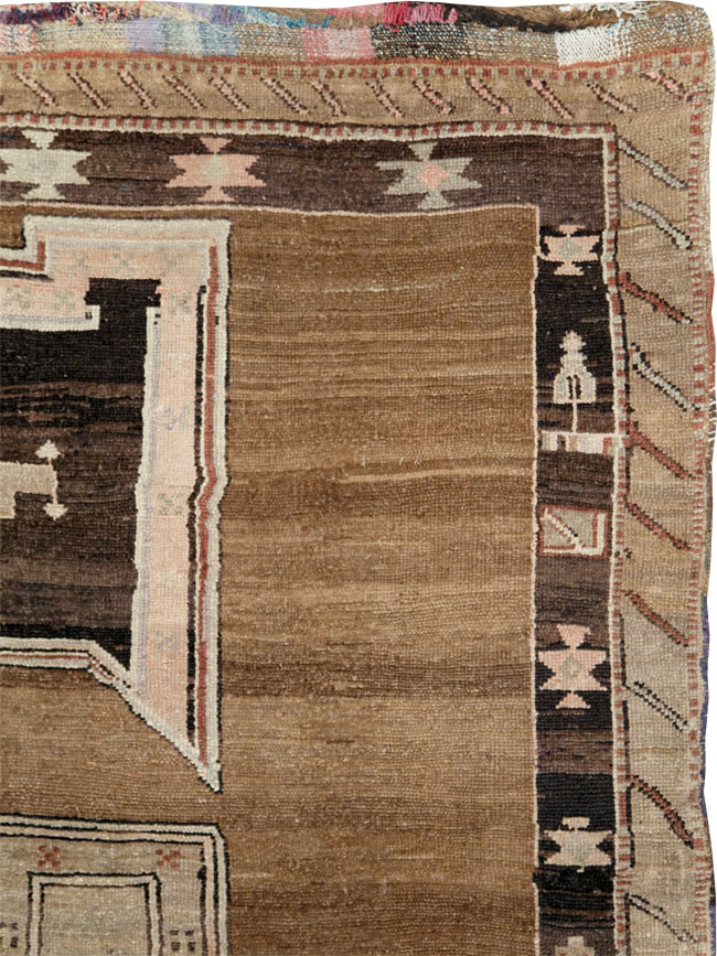 Vintage Turkish Anatolian Room Size Carpet, No.29217 - Staging