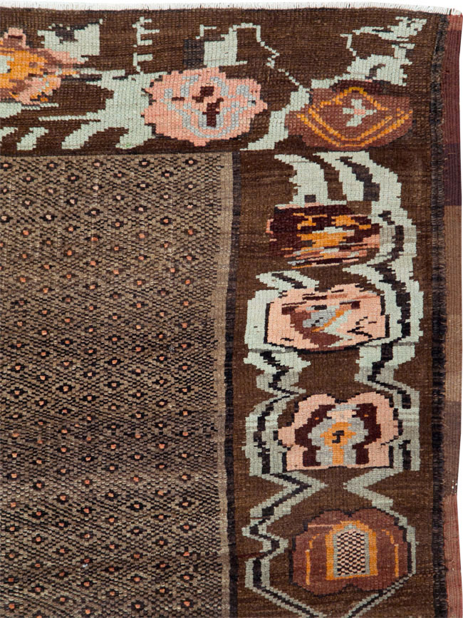 Vintage Turkish Anatolian Room Size Carpet, No.29225 - Staging