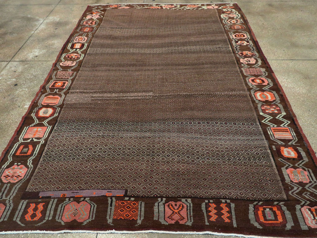 Vintage Turkish Anatolian Room Size Carpet, No.29225 - Staging