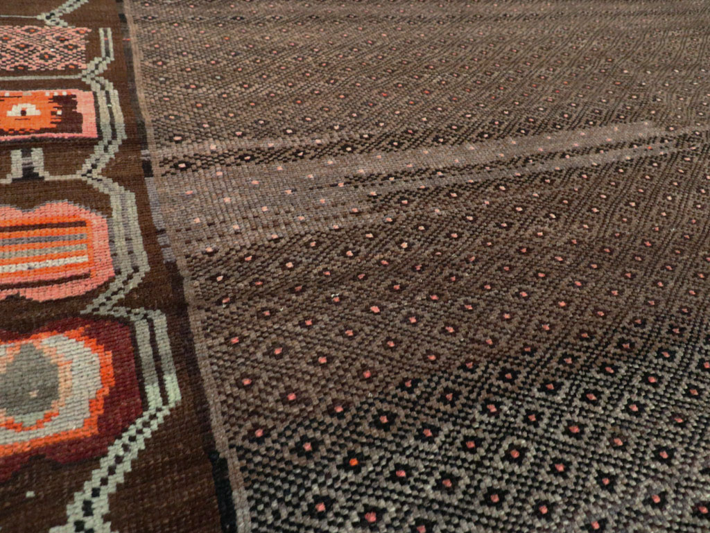 Vintage Turkish Anatolian Room Size Carpet, No.29225 - Staging
