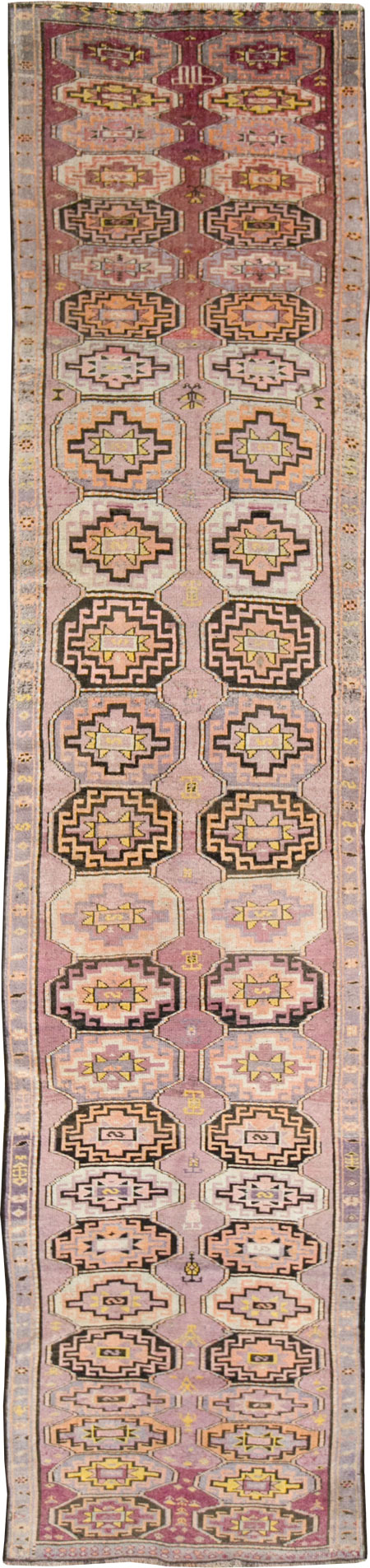 Vintage Turkish Anatolian Runner, No.29228 - Staging