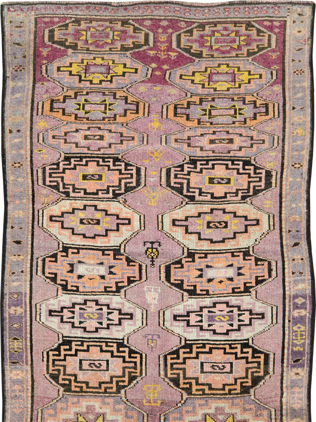Vintage Turkish Anatolian Runner, No.29228 - Staging