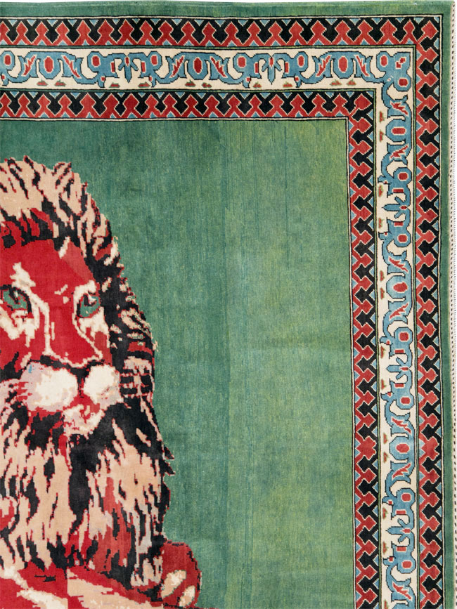 Modern Afghan Pictorial Carpet, No.29233 - Staging