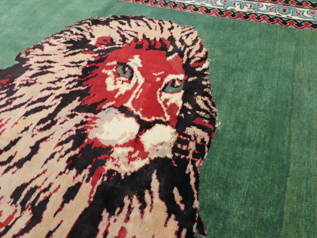 Modern Afghan Pictorial Carpet, No.29233 - Staging