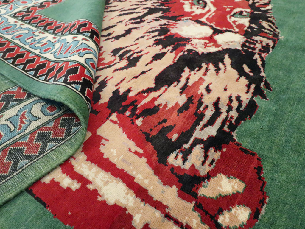 Modern Afghan Pictorial Carpet, No.29233 - Staging