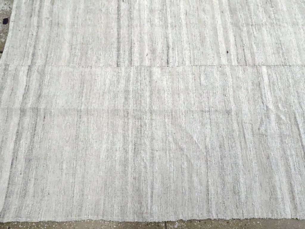 Vintage Turkish Flatweave Kilim Room Size Carpet, No.29244 - Staging