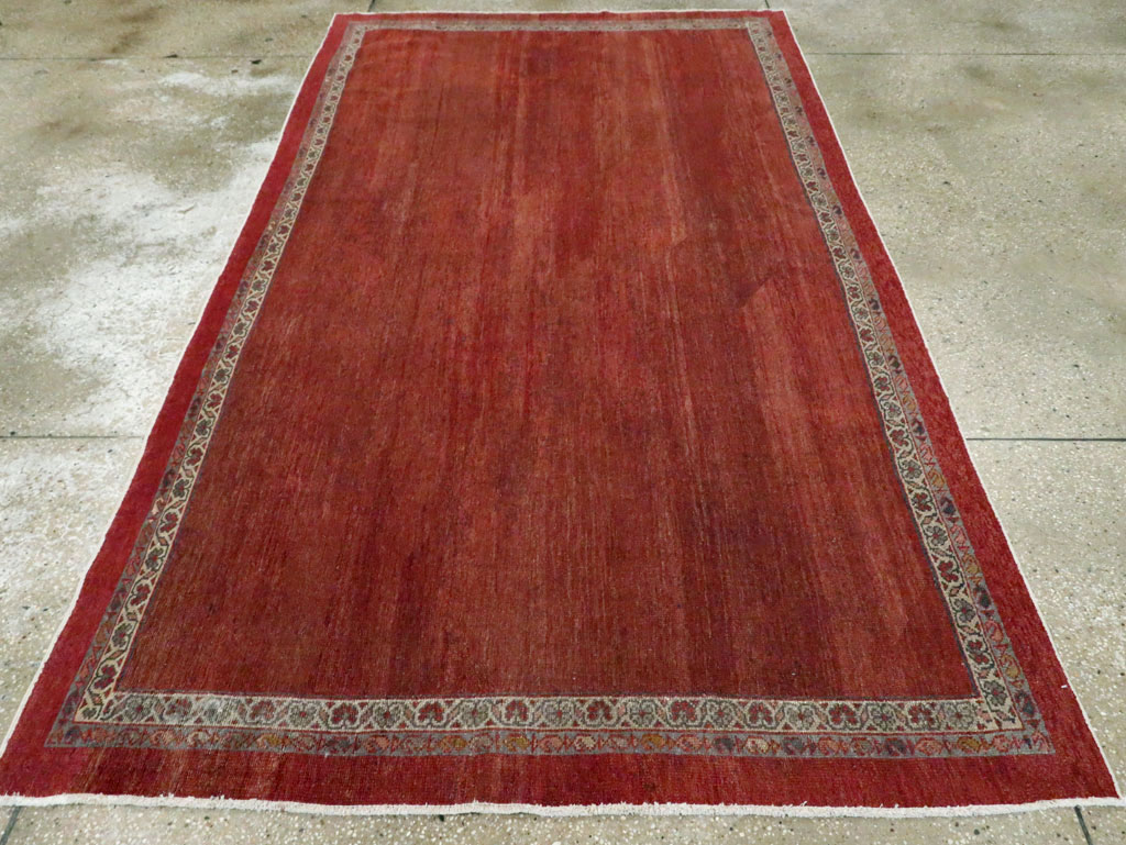 Antique Persian Mahal Carpet, No.29246 - Staging