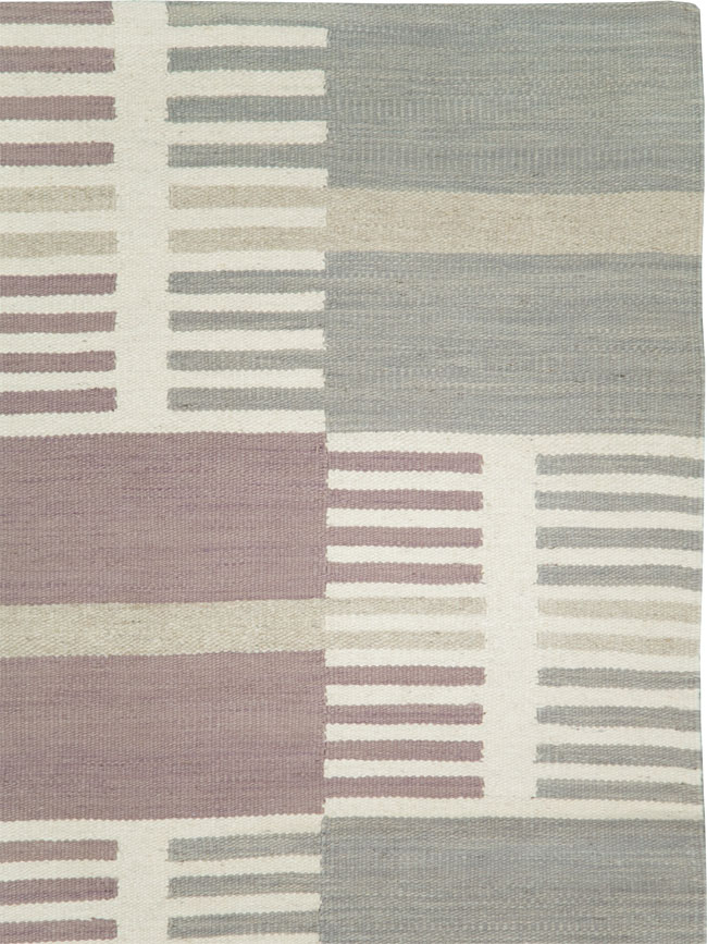 Modern Turkish Flatweave, No.29251 - Staging
