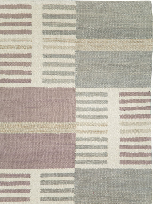 Modern Turkish Flatweave, No.29251 - Staging