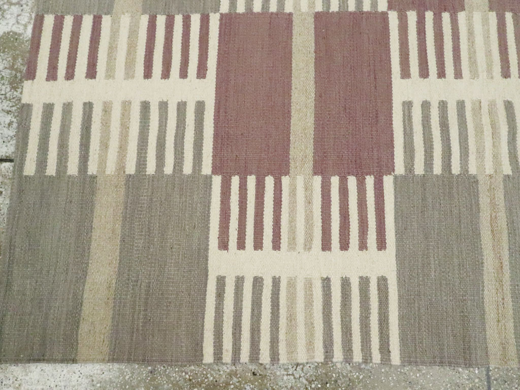 Modern Turkish Flatweave, No.29251 - Staging