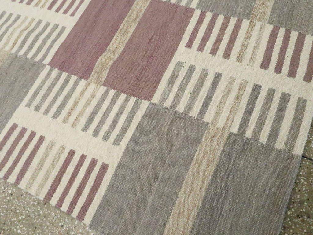 Modern Turkish Flatweave, No.29251 - Staging