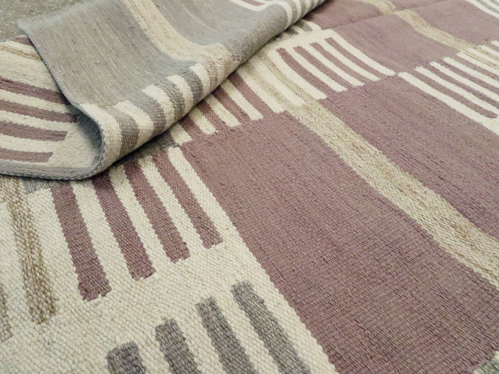 Modern Turkish Flatweave, No.29251 - Staging