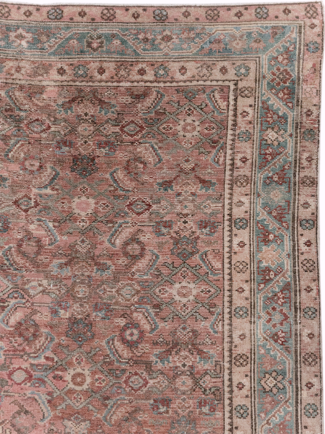 Antique Persian Malayer Gallery Carpet, No.29255 - Staging