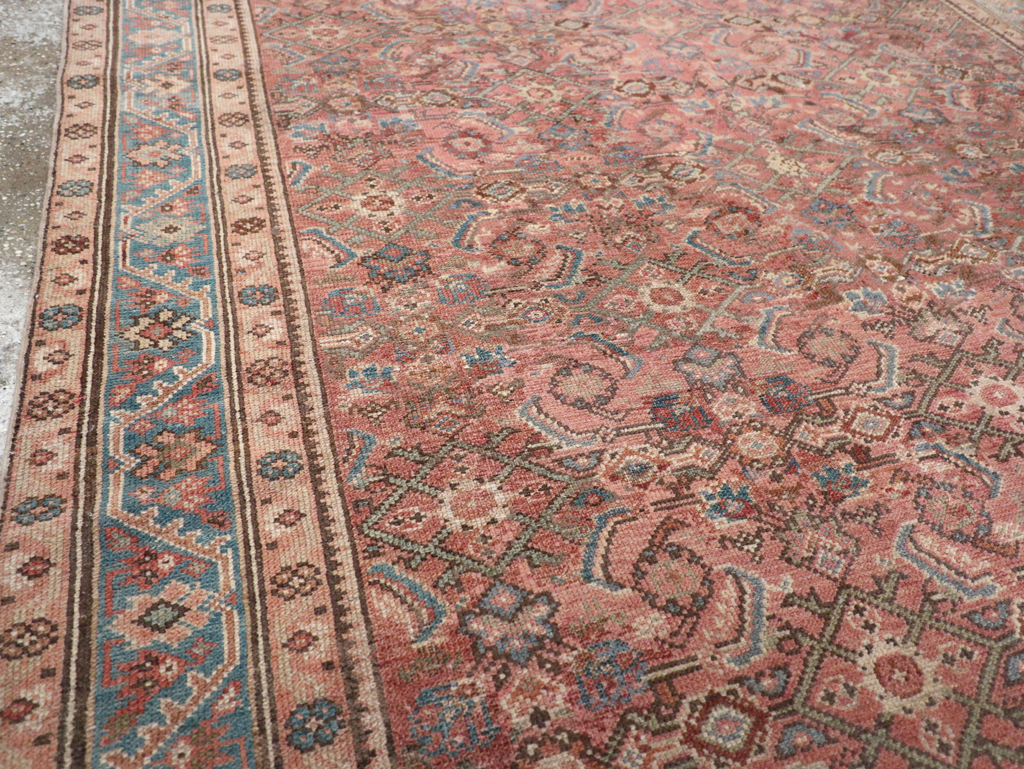 Antique Persian Malayer Gallery Carpet, No.29255 - Staging
