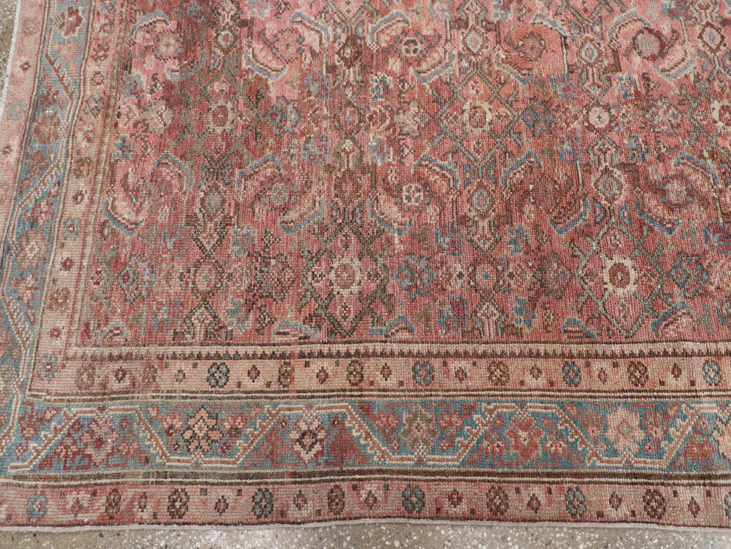 Antique Persian Malayer Gallery Carpet, No.29255 - Staging