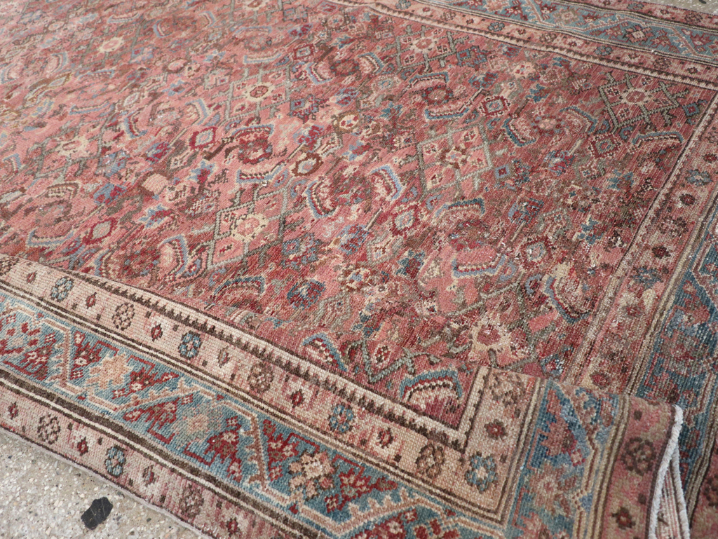 Antique Persian Malayer Gallery Carpet, No.29255 - Staging