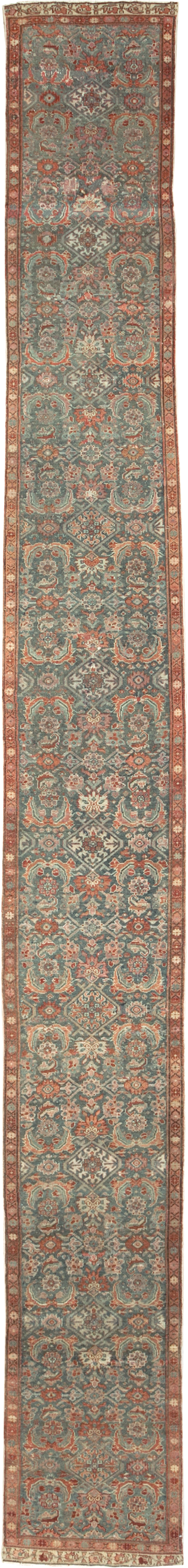 Vintage Persian Malayer Runner, No.29256 - Staging
