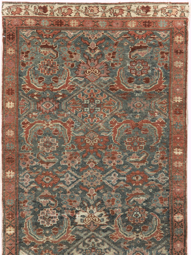 Vintage Persian Malayer Runner, No.29256 - Staging
