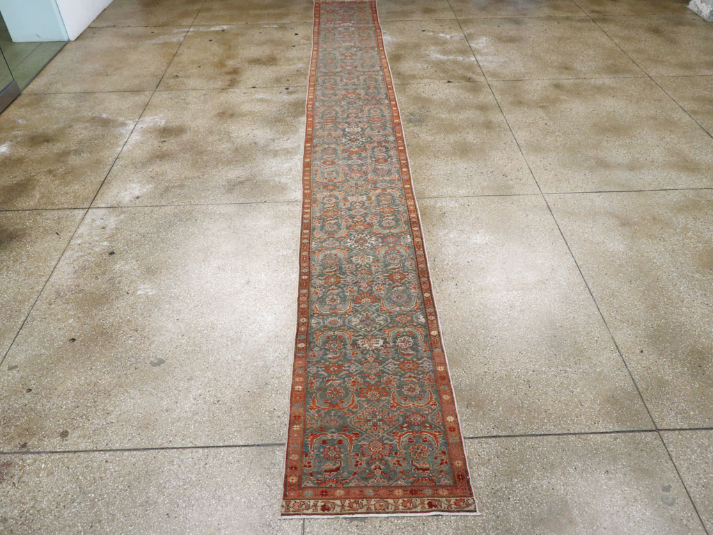 Vintage Persian Malayer Runner, No.29256 - Staging