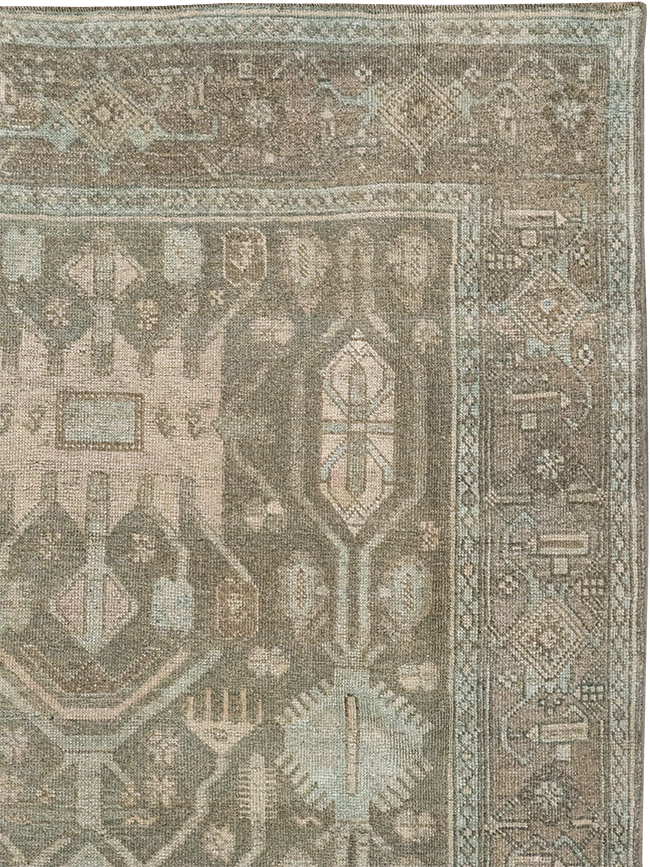 Antique Persian Bidjar Rug, No.29258 - Staging