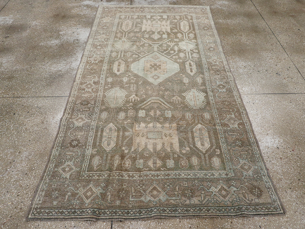 Antique Persian Bidjar Rug, No.29258 - Staging