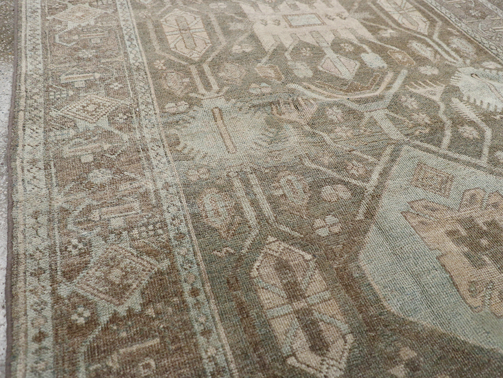 Antique Persian Bidjar Rug, No.29258 - Staging