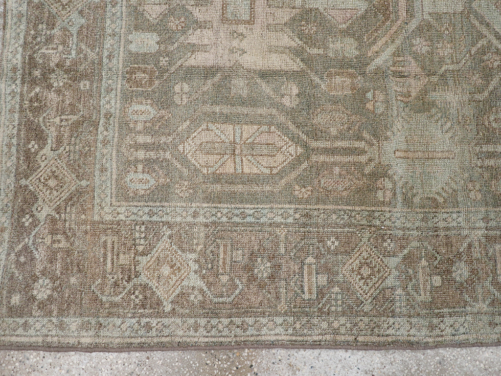Antique Persian Bidjar Rug, No.29258 - Staging