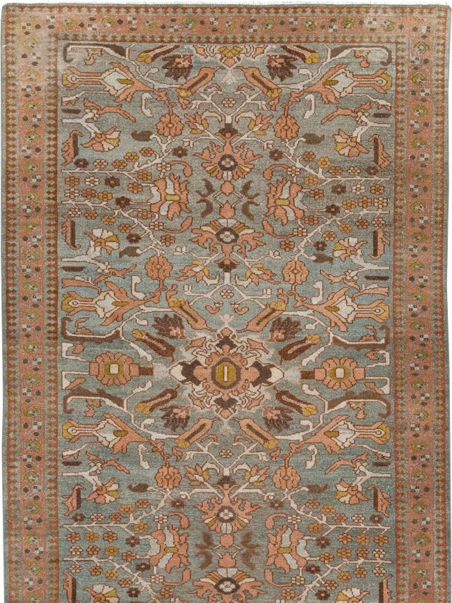Antique Persian Malayer Long Runner, No.29259 - Staging