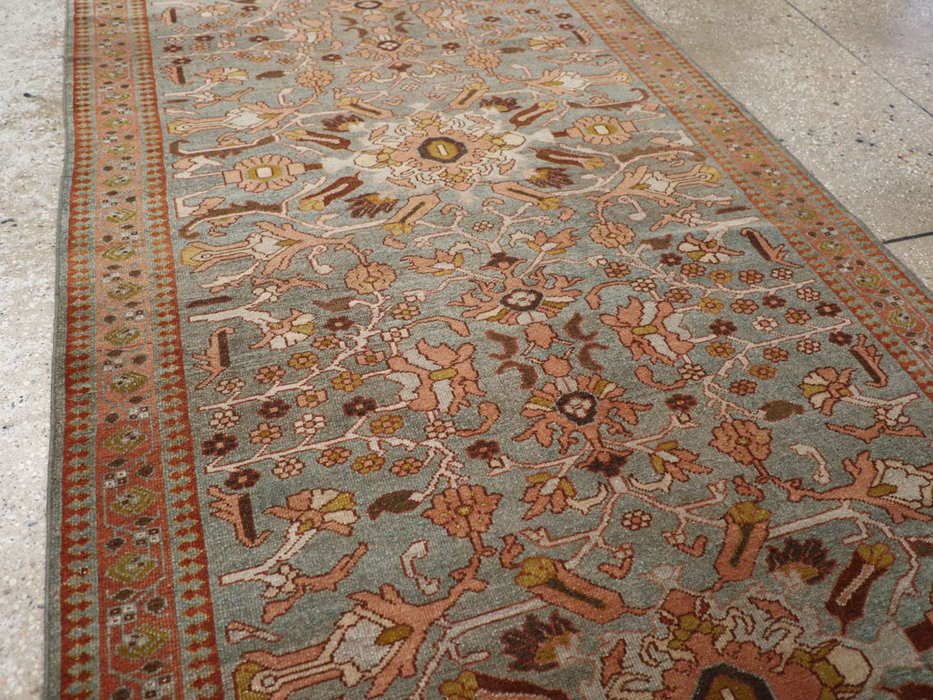 Antique Persian Malayer Long Runner, No.29259 - Staging