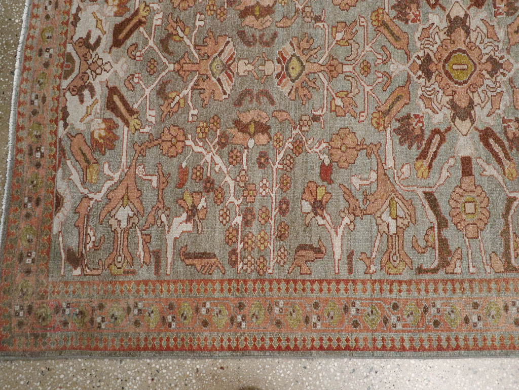 Antique Persian Malayer Long Runner, No.29259 - Staging