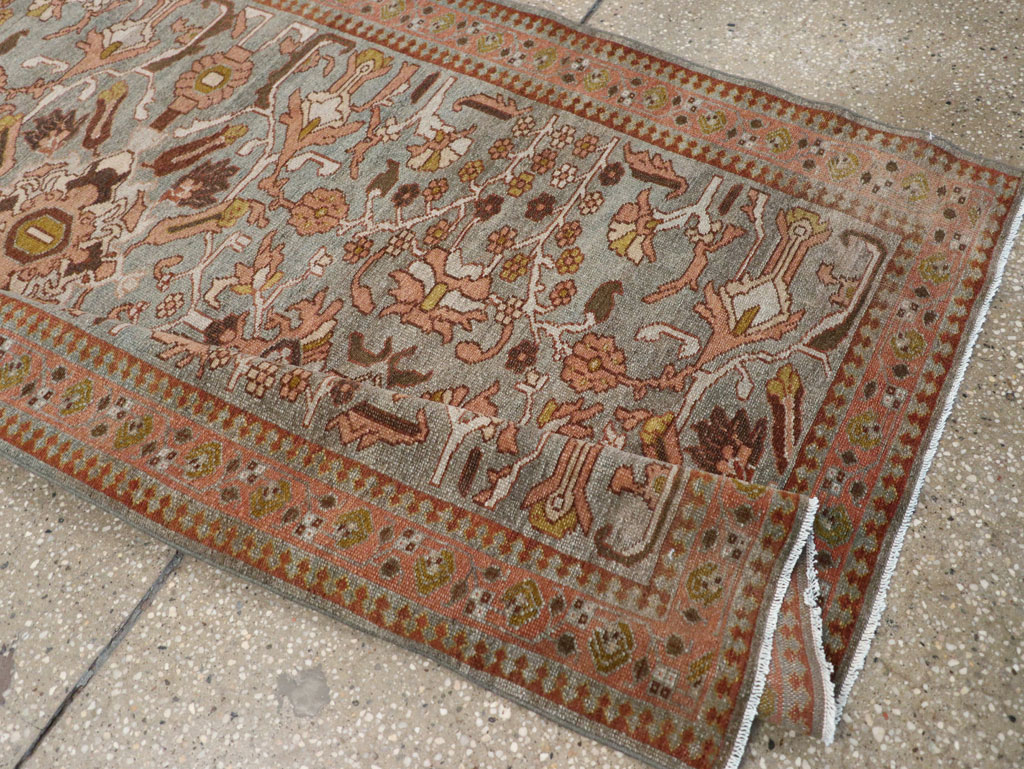 Antique Persian Malayer Long Runner, No.29259 - Staging