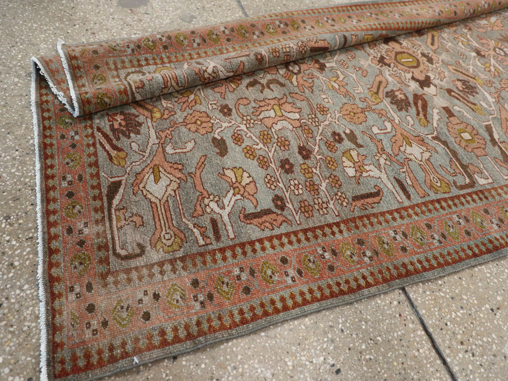 Antique Persian Malayer Long Runner, No.29259 - Staging