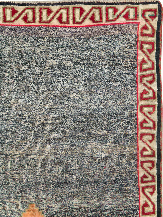 Vintage Persian Gabbeh Rug, No.29261 - Staging