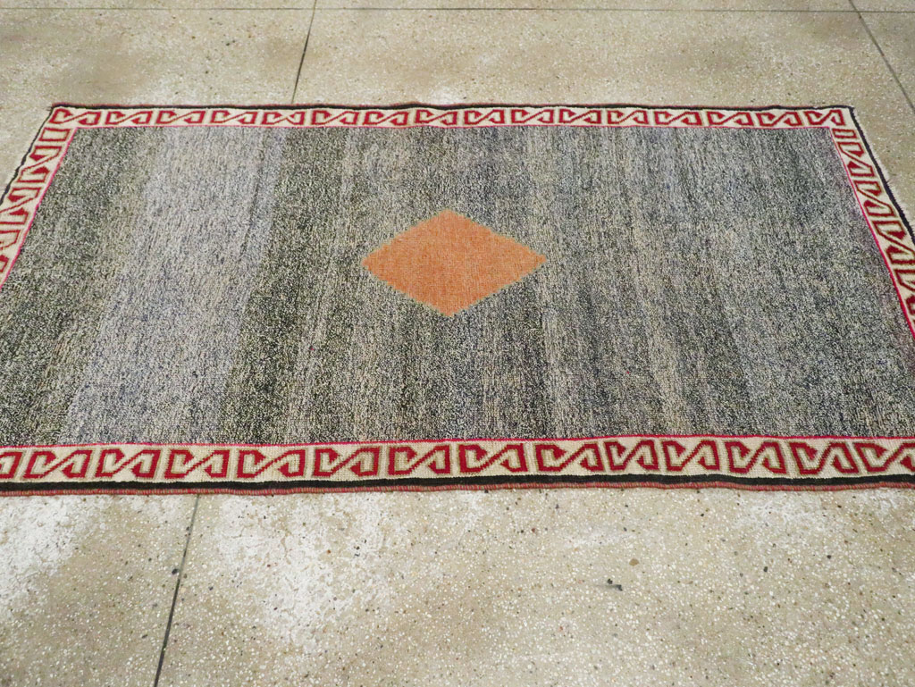 Vintage Persian Gabbeh Rug, No.29261 - Staging