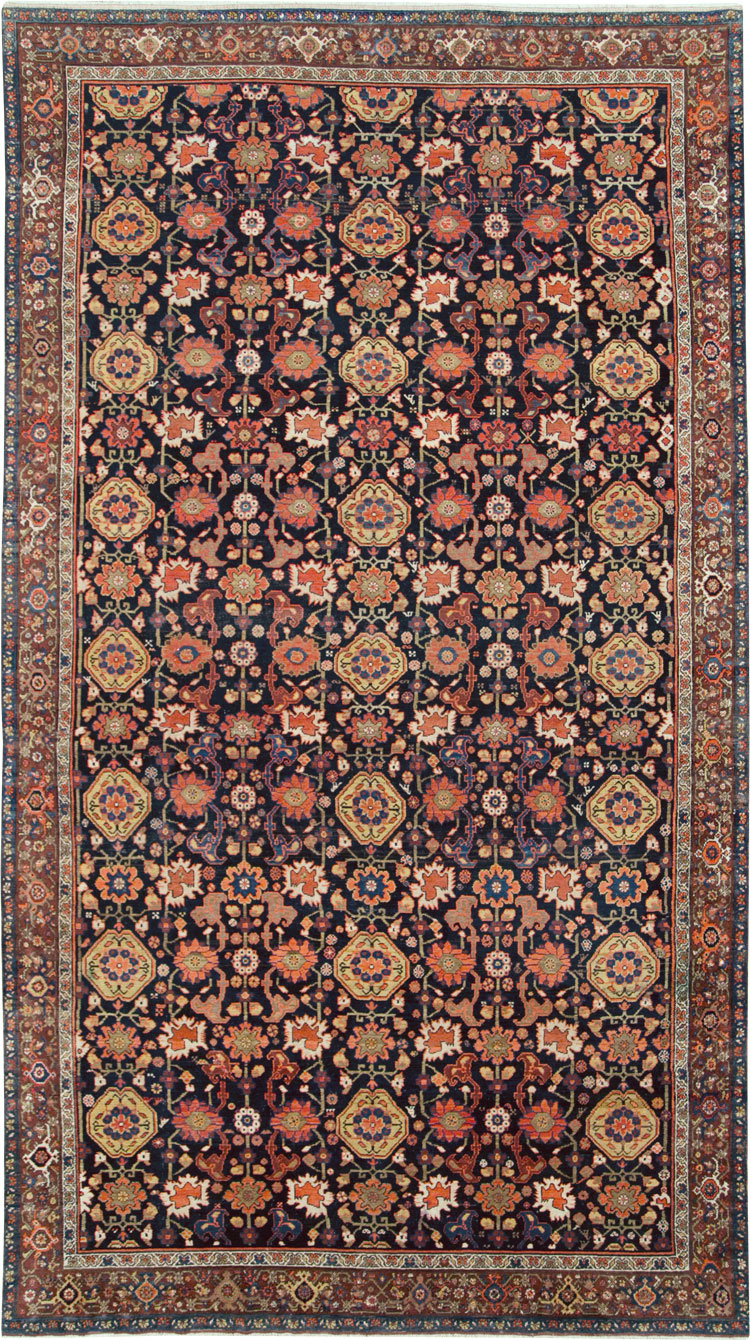 Antique Persian Malayer Gallery Carpet, No.29269 - Staging